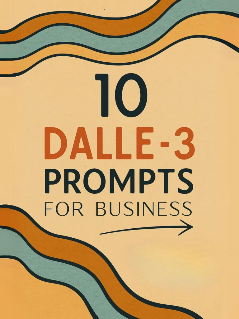 10 Dalle - 3 Prompts For Business