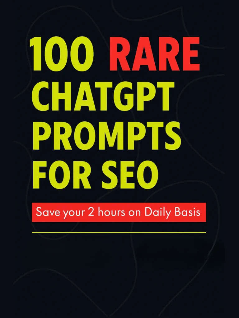 100 Rare ChatGPT Prompts For SEO