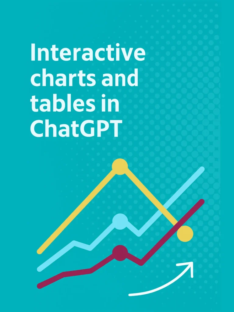 Interactive charts and tables in ChatGPT
